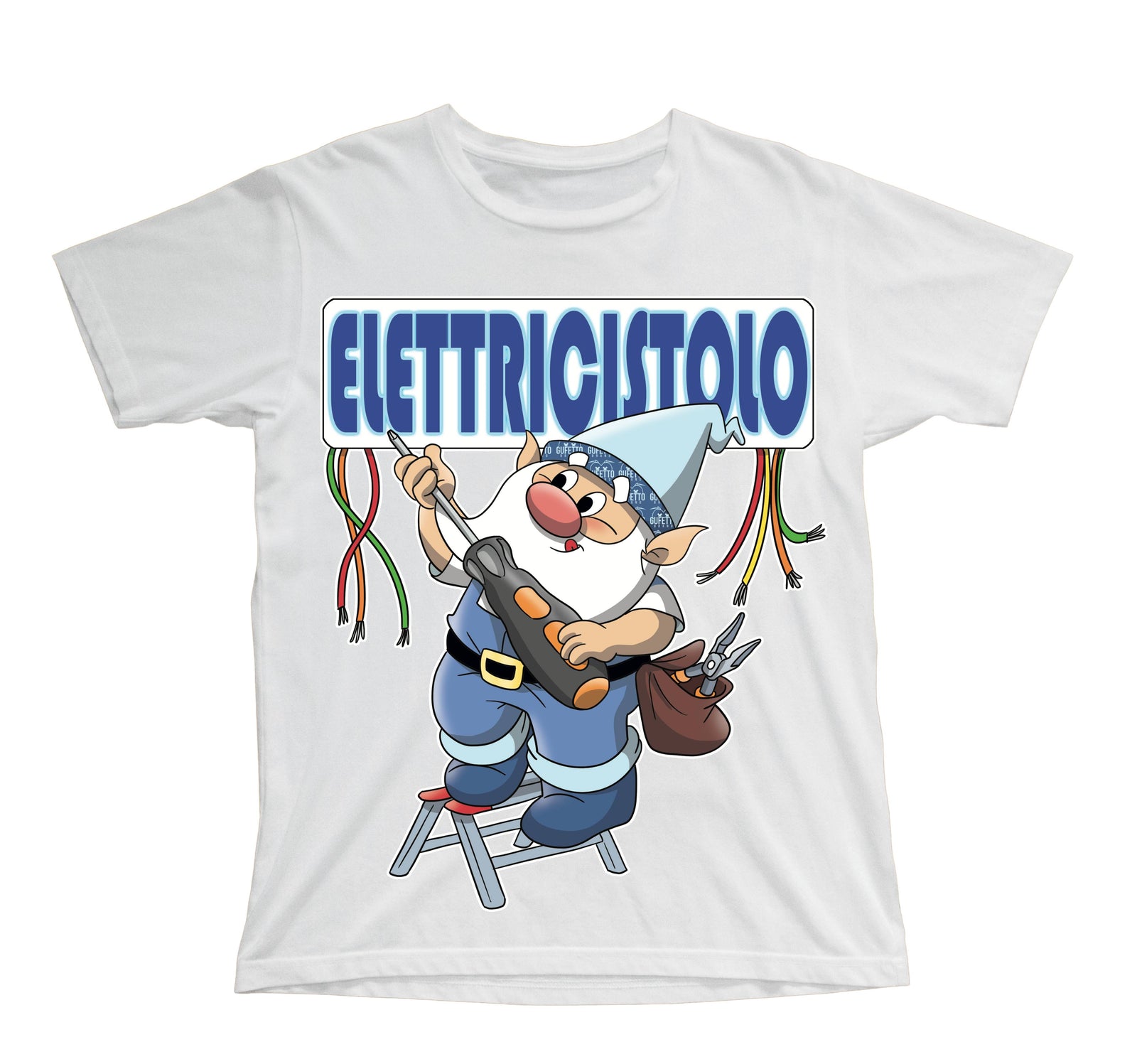 T-shirt Bambino/a ELETTRICISTOLO ( EL70946352 ) - Gufetto Brand 