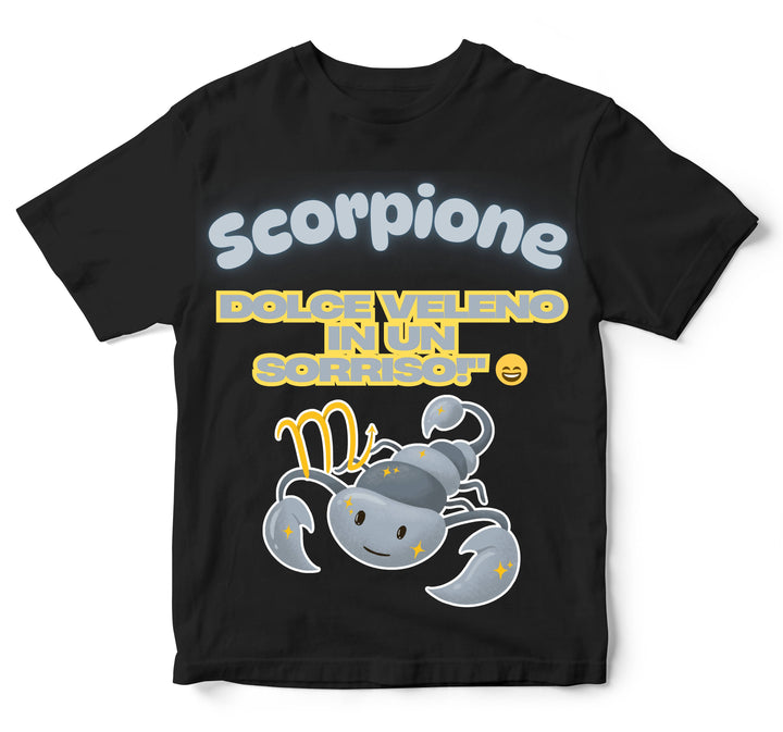 T-shirt Bambino/a SCORPIONE ( SC09431678 ) - Gufetto Brand 