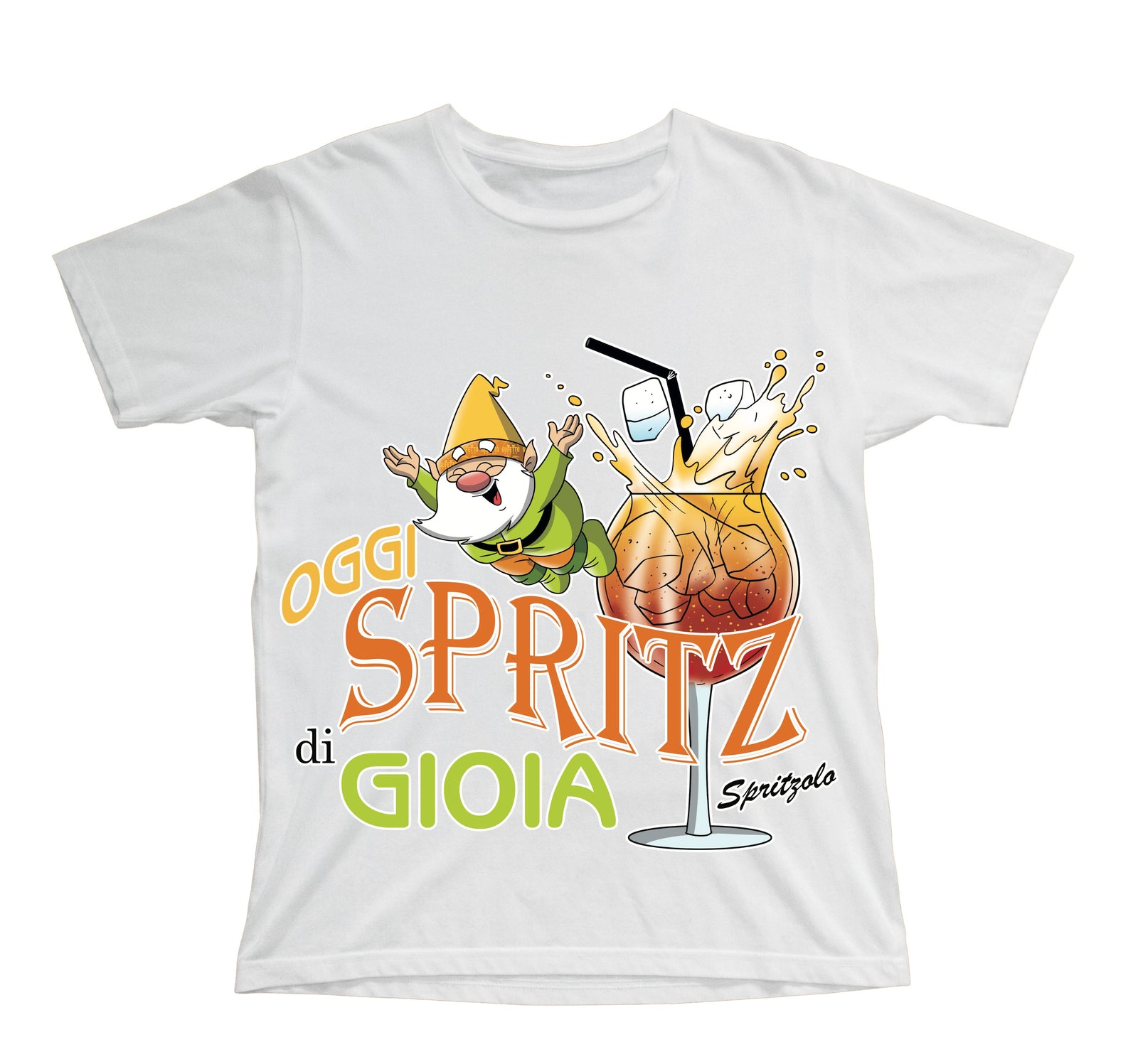 T-shirt Bambino/a SPRITZ DI GIOIA ( BOS7093124567 ) - Gufetto Brand 