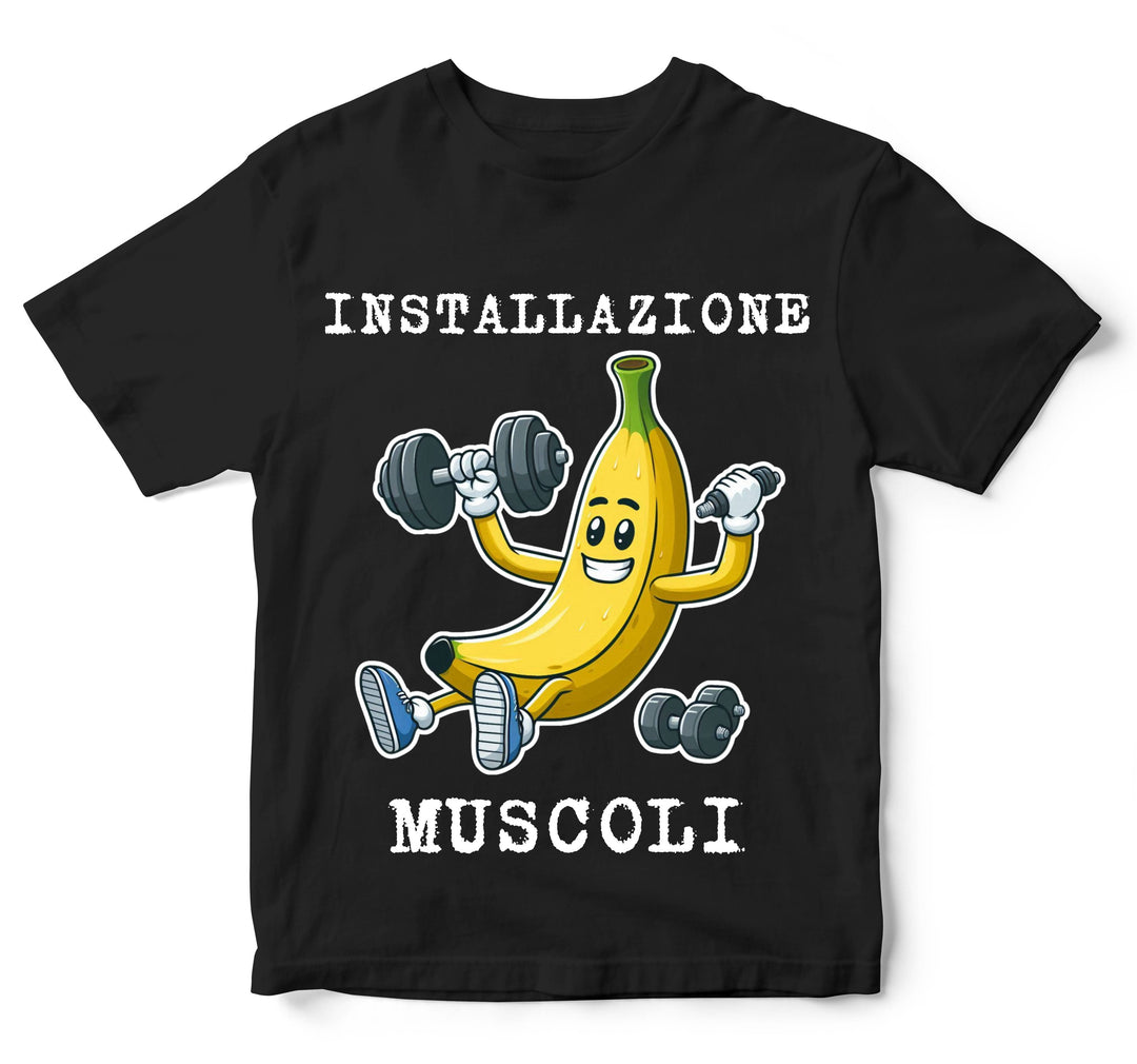 T-shirt Bambino/a MUSCOLI ( MU4598756 ) - Gufetto Brand 