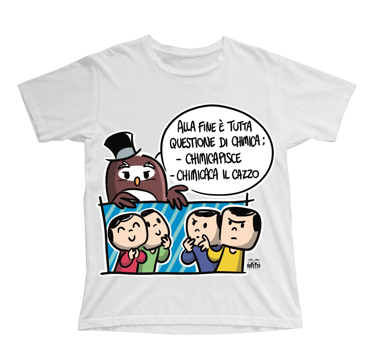 T-shirt Bambino/a CHIMICA ( C120732890 ) - Gufetto Brand 