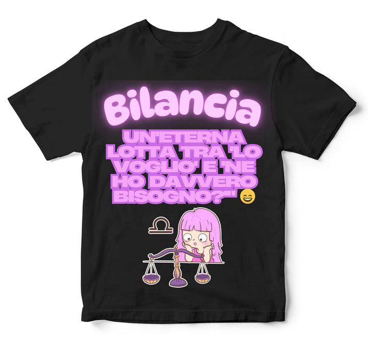T-shirt Bambino/a BILANCIA ( BI78953265 ) - Gufetto Brand 