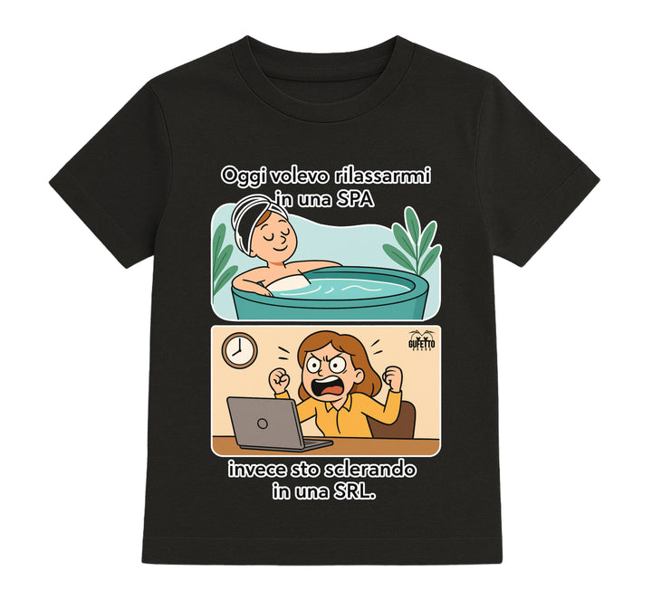 T-shirt Bambino/a SPA/SRL  ( SS257986325 ) - Gufetto Brand 