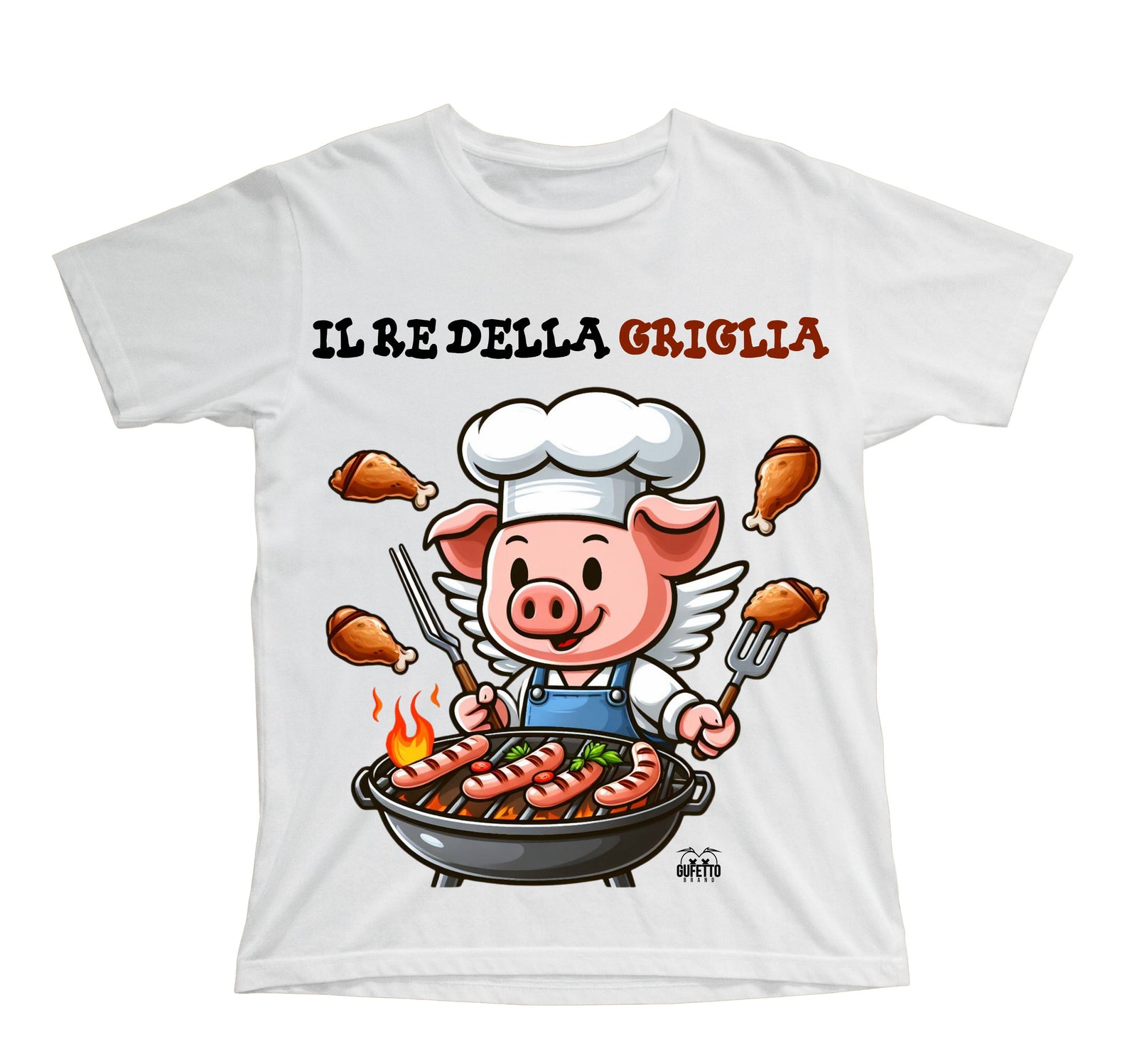 T-shirt Bambino/a RE GRIGLIATA ( RG89777745 ) - Gufetto Brand 