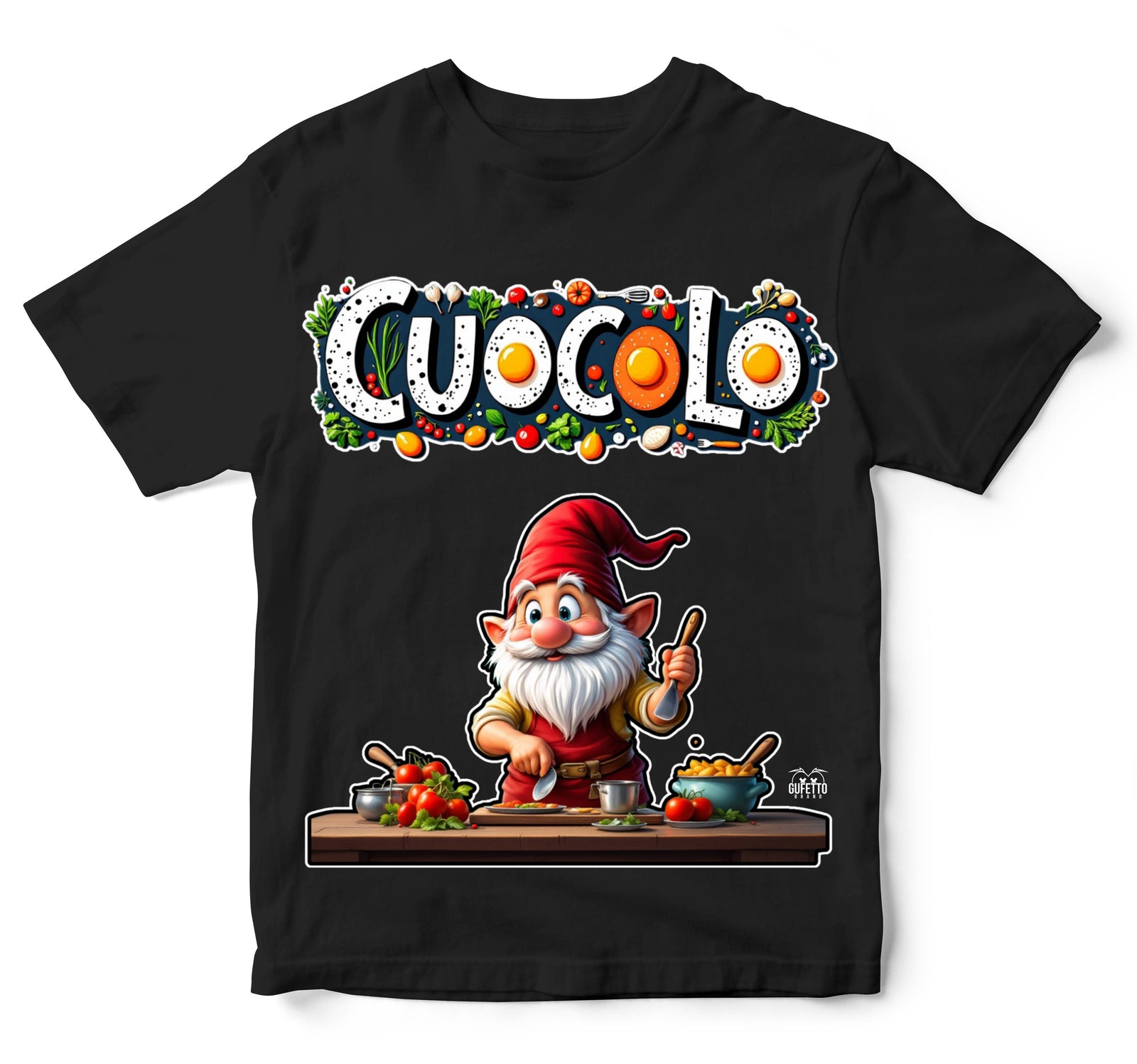 T-shirt Bambino/a CUOCOLO 2 ( CU809453423 ) - Gufetto Brand 