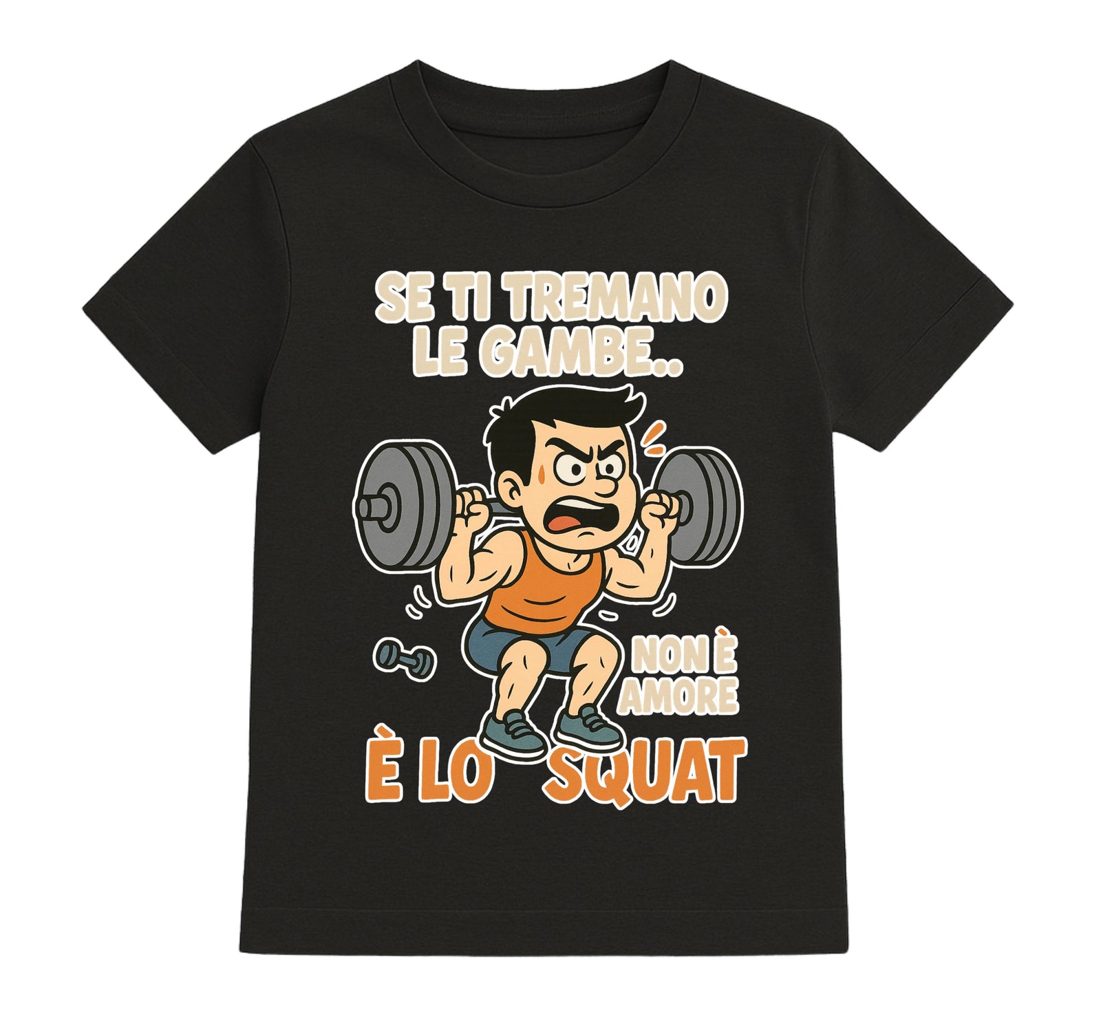 T-shirt Bambino/a SQUAT ( SQ723156487 ) - Gufetto Brand 