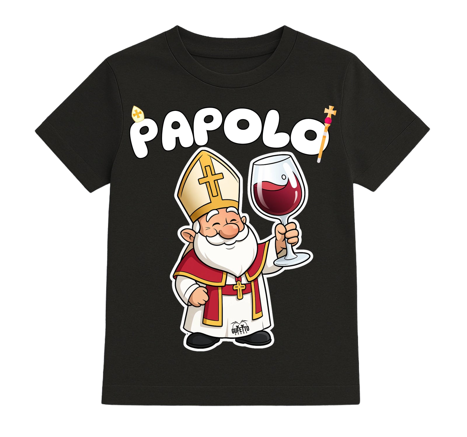 T-shirt Bambino/a PAPOLO ( PA08052025 ) - Gufetto Brand 