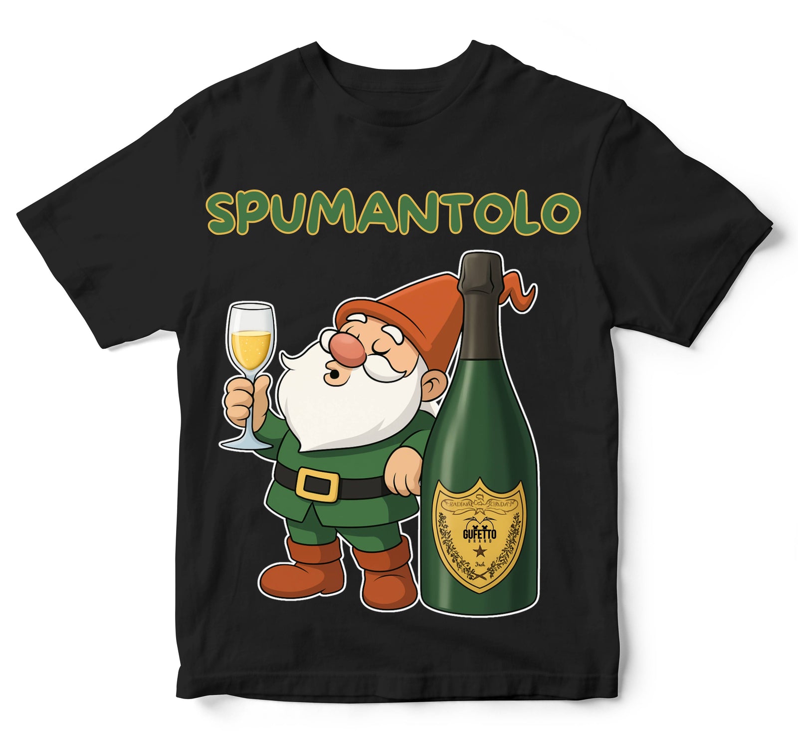 T-shirt Bambino/a SPUMANTOLO ( AP678094532 ) - Gufetto Brand 