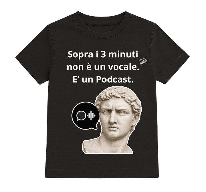 T-shirt Bambino/a PODCAST ( PO1287549653 ) - Gufetto Brand 