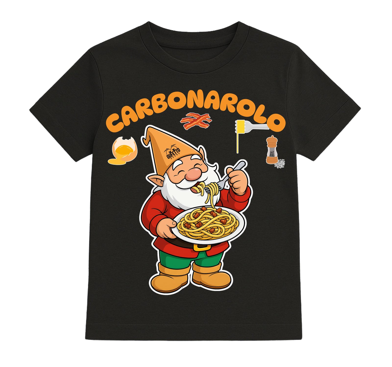 T-shirt Bambino/a CARBONAROLO ( CA457809765 ) - Gufetto Brand 