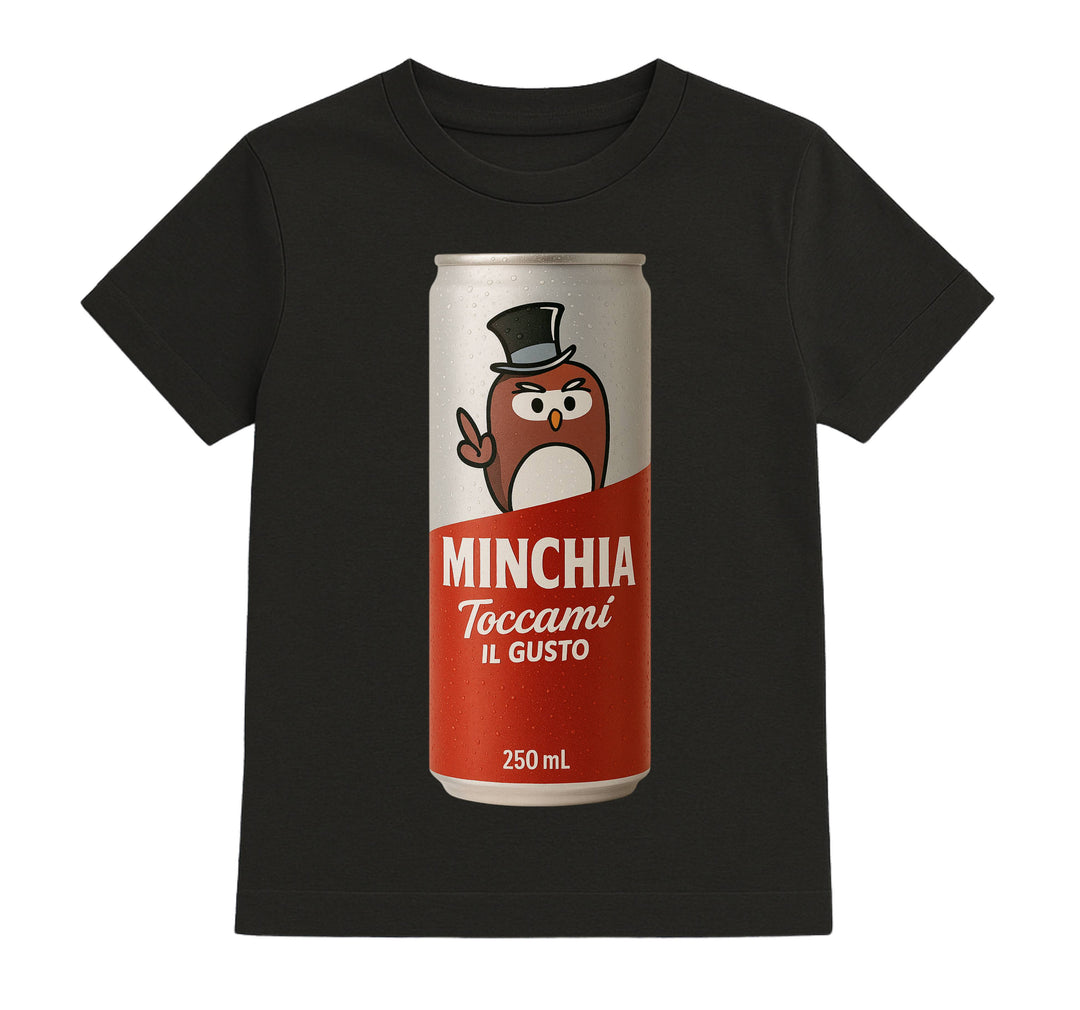T-shirt Bambino/a MINCHIA ( MI89056342 ) - Gufetto Brand 