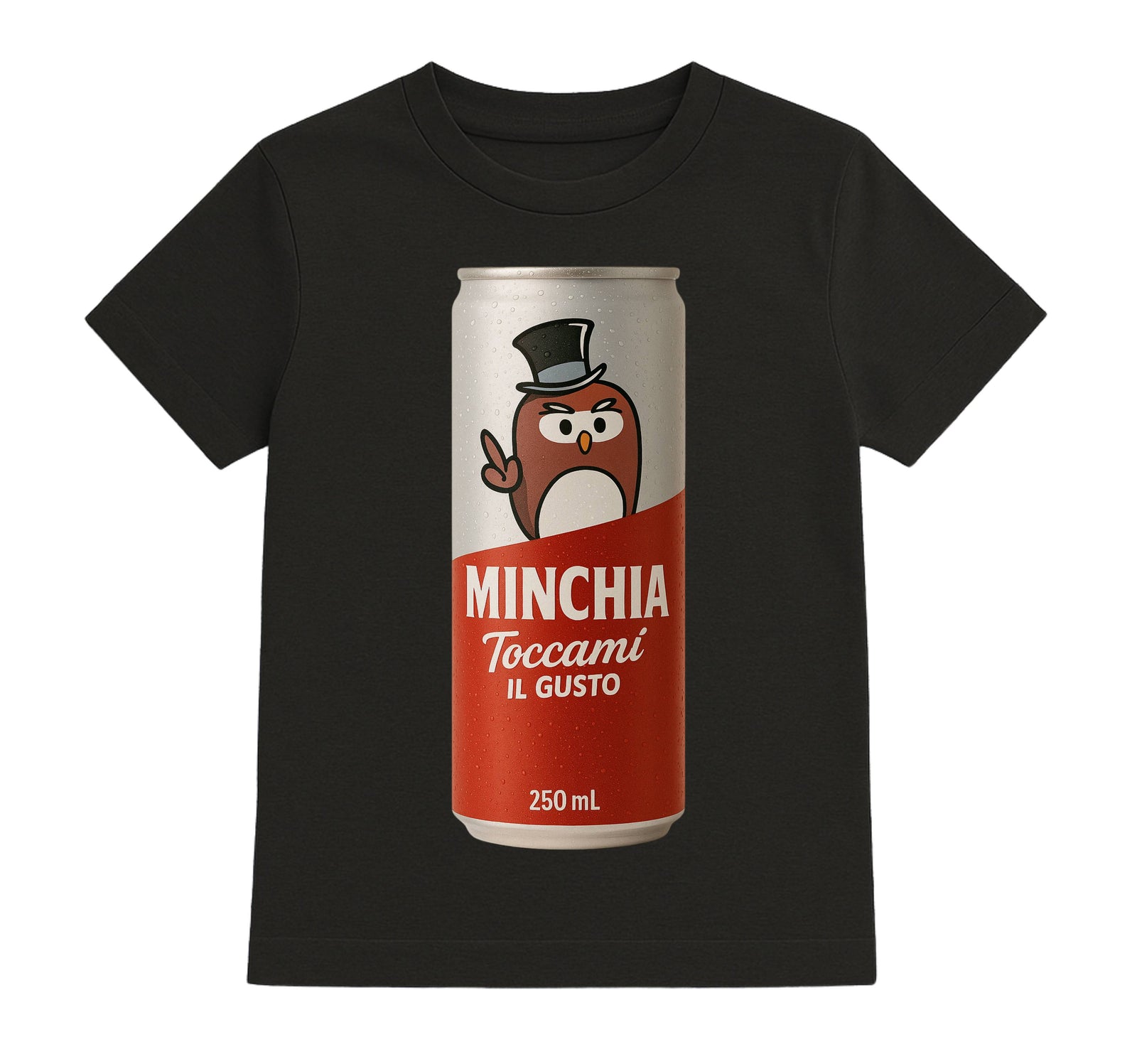T-shirt Bambino/a MINCHIA ( MI89056342 ) - Gufetto Brand 