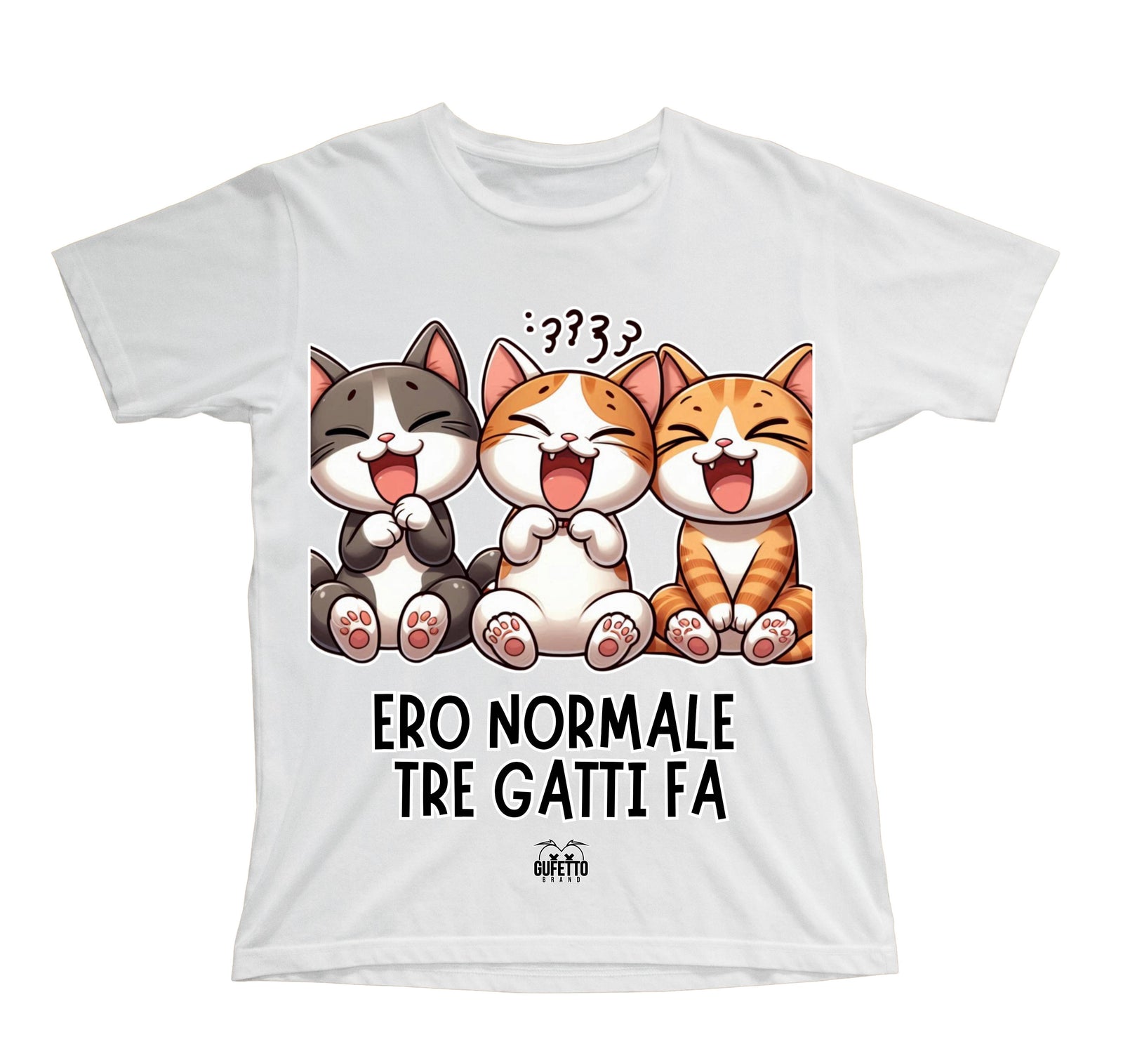T-shirt Bambino/a TRE GATTI FA ( TR8019274653758 ) - Gufetto Brand 