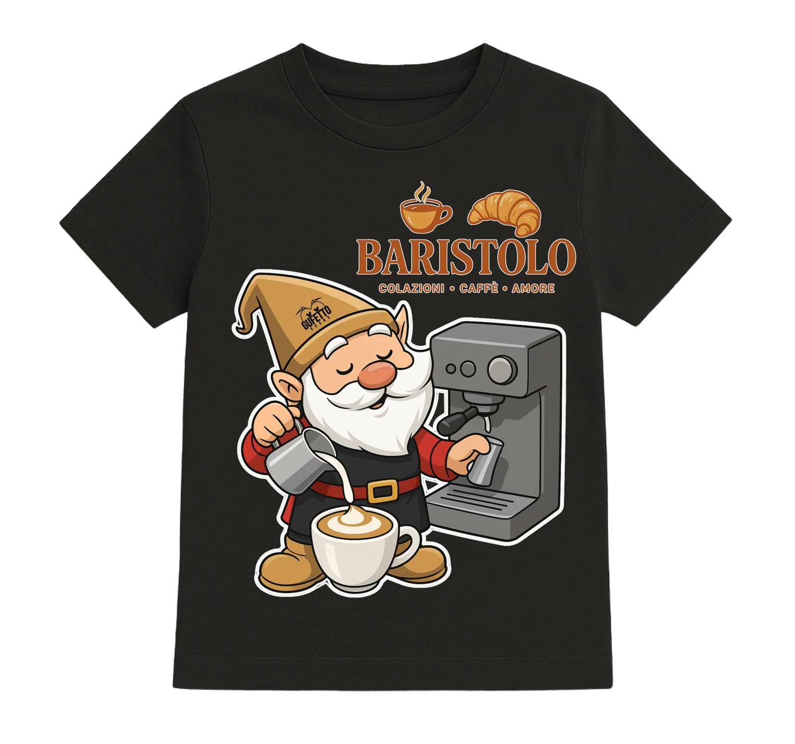 T-shirt Bambino/a BARISTOLO ( BA546879675 ) - Gufetto Brand 