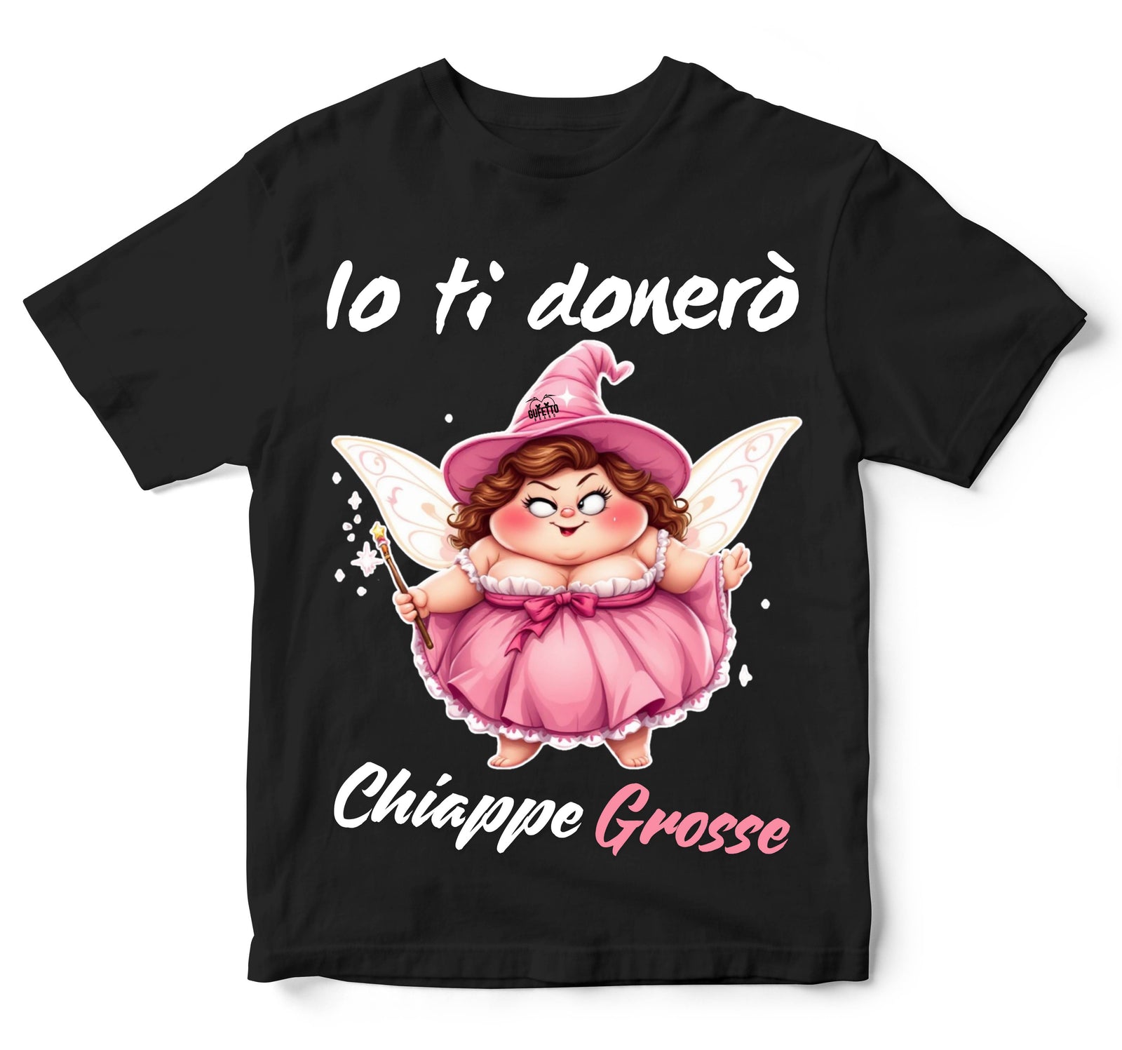 T-shirt Bambino/a Le Fatine Ignoranti CHIAPPE GROSSE ( CG7098452 ) - Gufetto Brand 