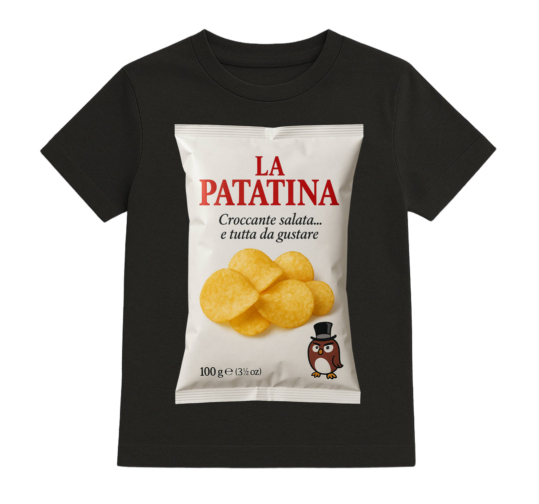 T-shirt Bambino/a LA PATATINA ( PA567238456 ) - Gufetto Brand 