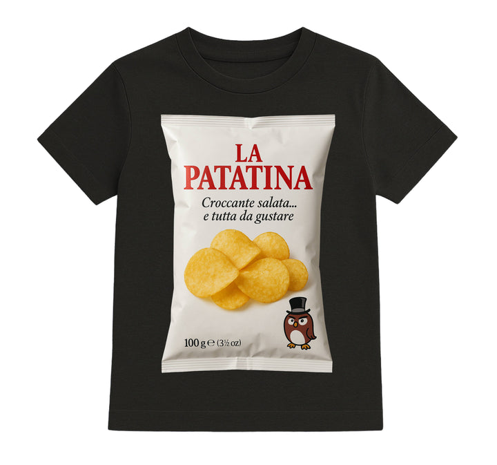 T-shirt Bambino/a LA PATATINA ( PA567238456 ) - Gufetto Brand 