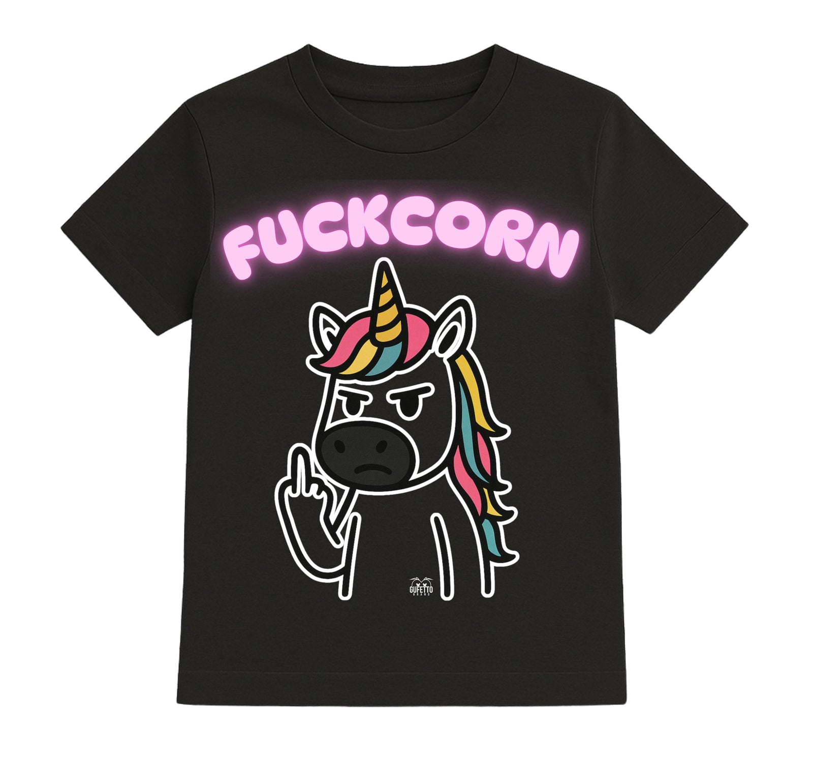T-shirt Bambino/a FUCKCORN  ( FU45678954 ) - Gufetto Brand 