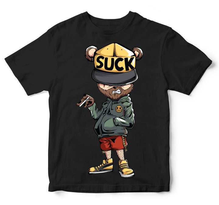 T-shirt Bambino/a SUCK ( SU567009876 ) - Gufetto Brand 