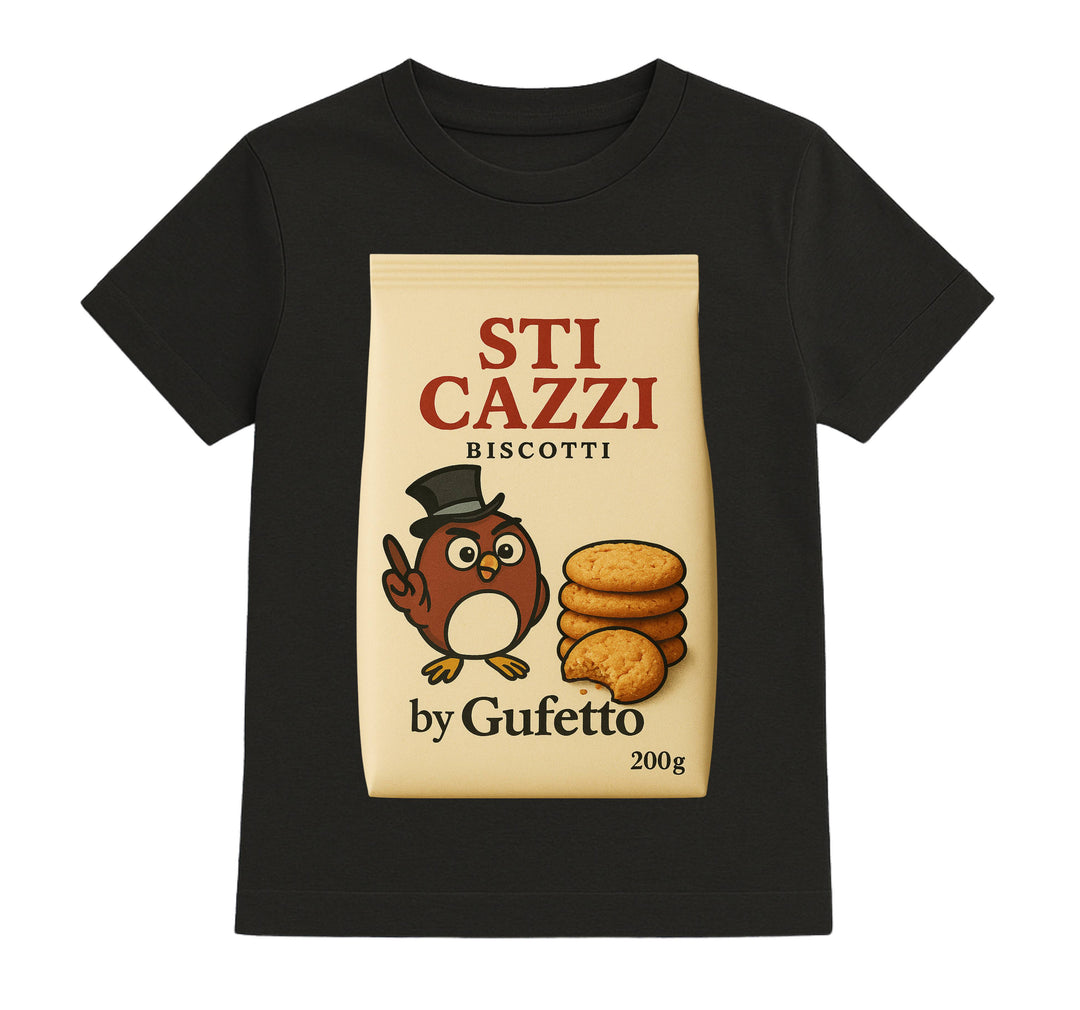 T-shirt Bambino/a BISCOTTI STI... ( ST45687765 ) - Gufetto Brand 