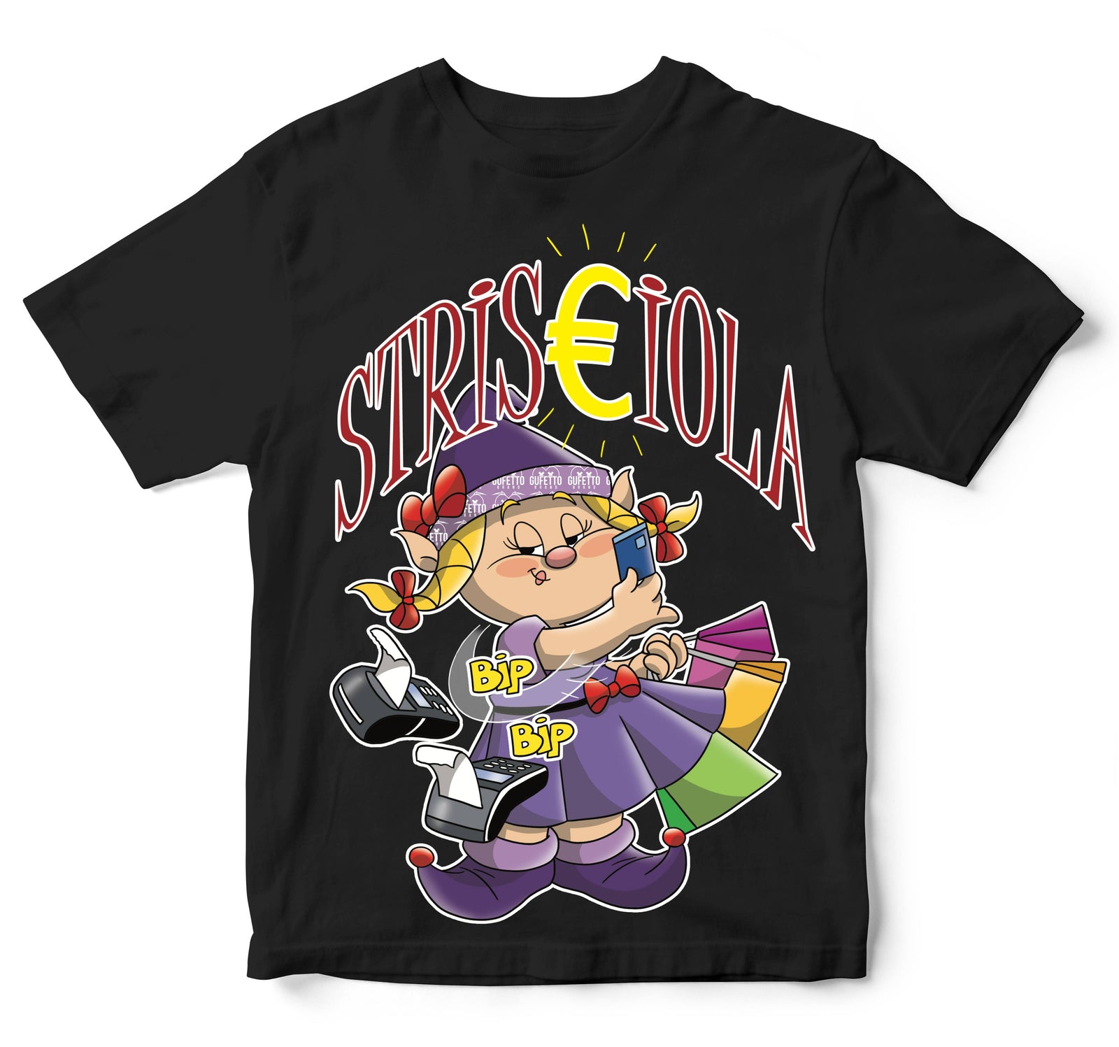 T-shirt Bambino/a STRISCIOLA ( ST59083218675 ) - Gufetto Brand 