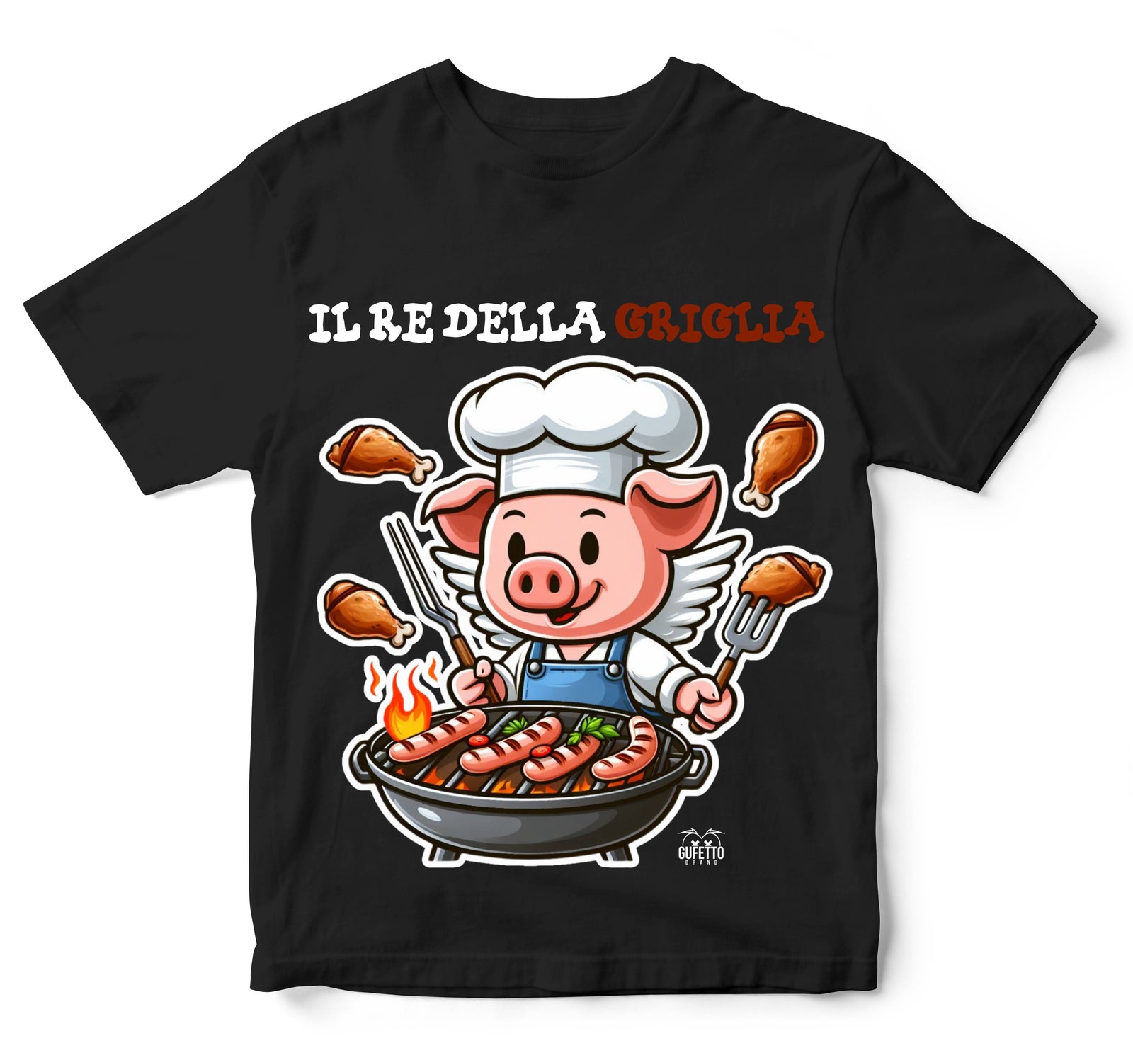 T-shirt Bambino/a RE GRIGLIATA ( RG89777745 ) - Gufetto Brand 