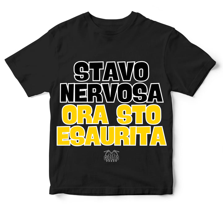 T-shirt Bambino/a NERVOSA ( ST9365734099856 ) - Gufetto Brand 