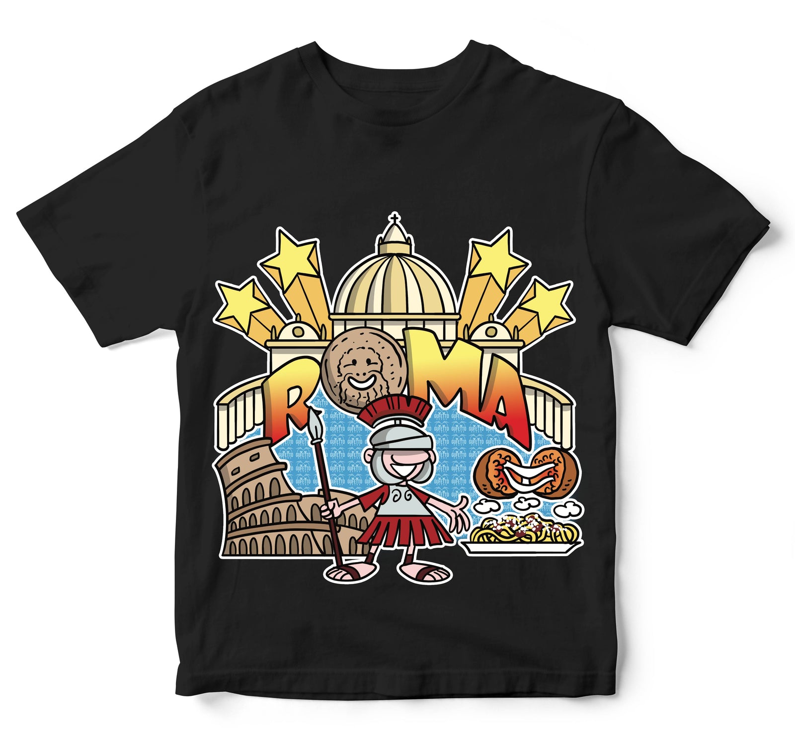 T-shirt Bambino/a ROMA ( RM89028364750 ) - Gufetto Brand 