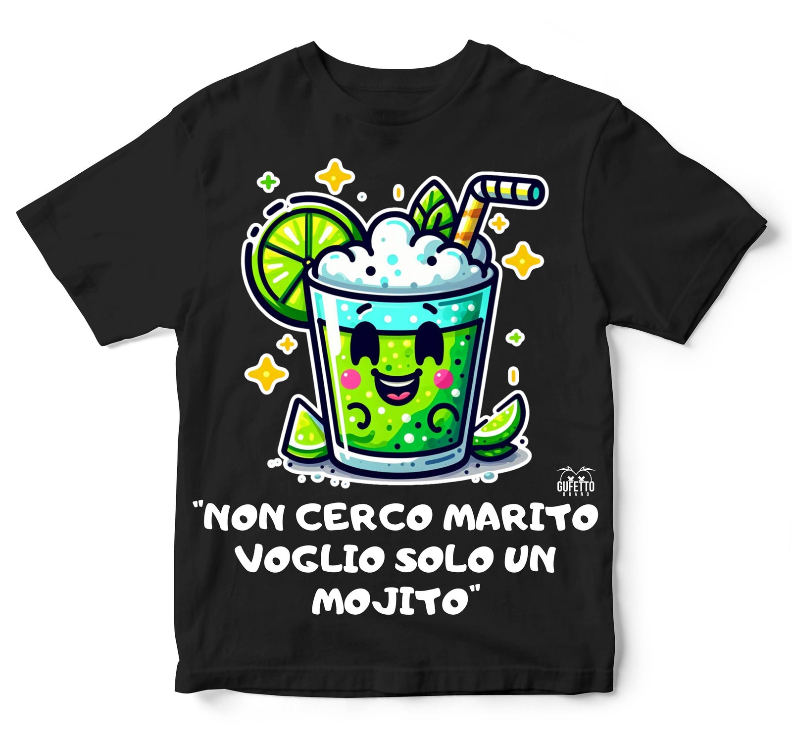 T-shirt Bambino/a MOJITO ( MO852369741 ) - Gufetto Brand 