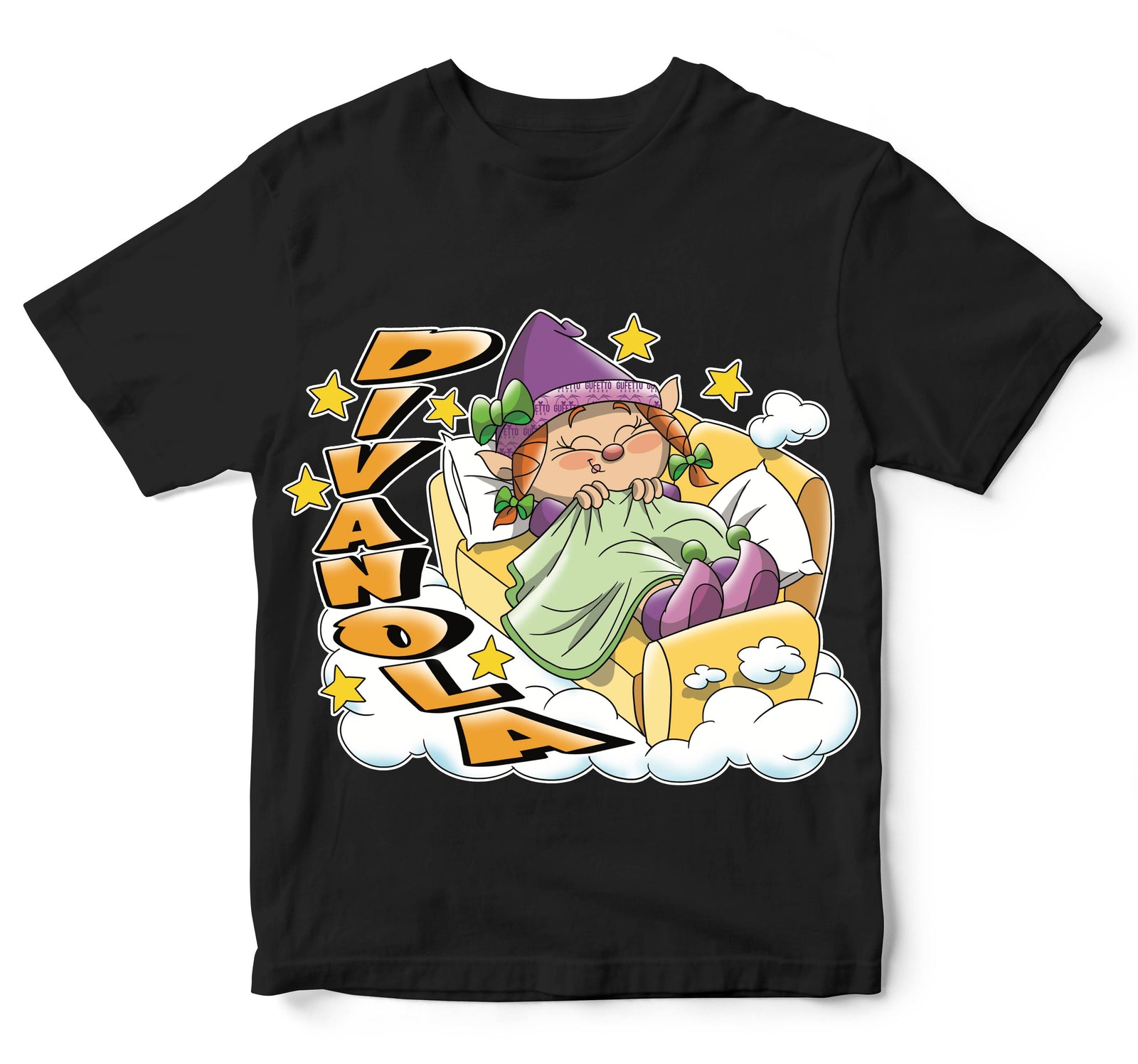 T-shirt Bambino/a DIVANOLA ( DI7312098574 ) - Gufetto Brand 