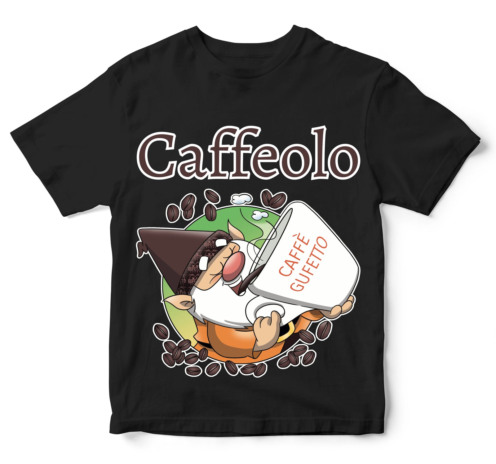 T-shirt Bambino/a CAFFEOLO 2 ( C300089438 ) - Gufetto Brand 