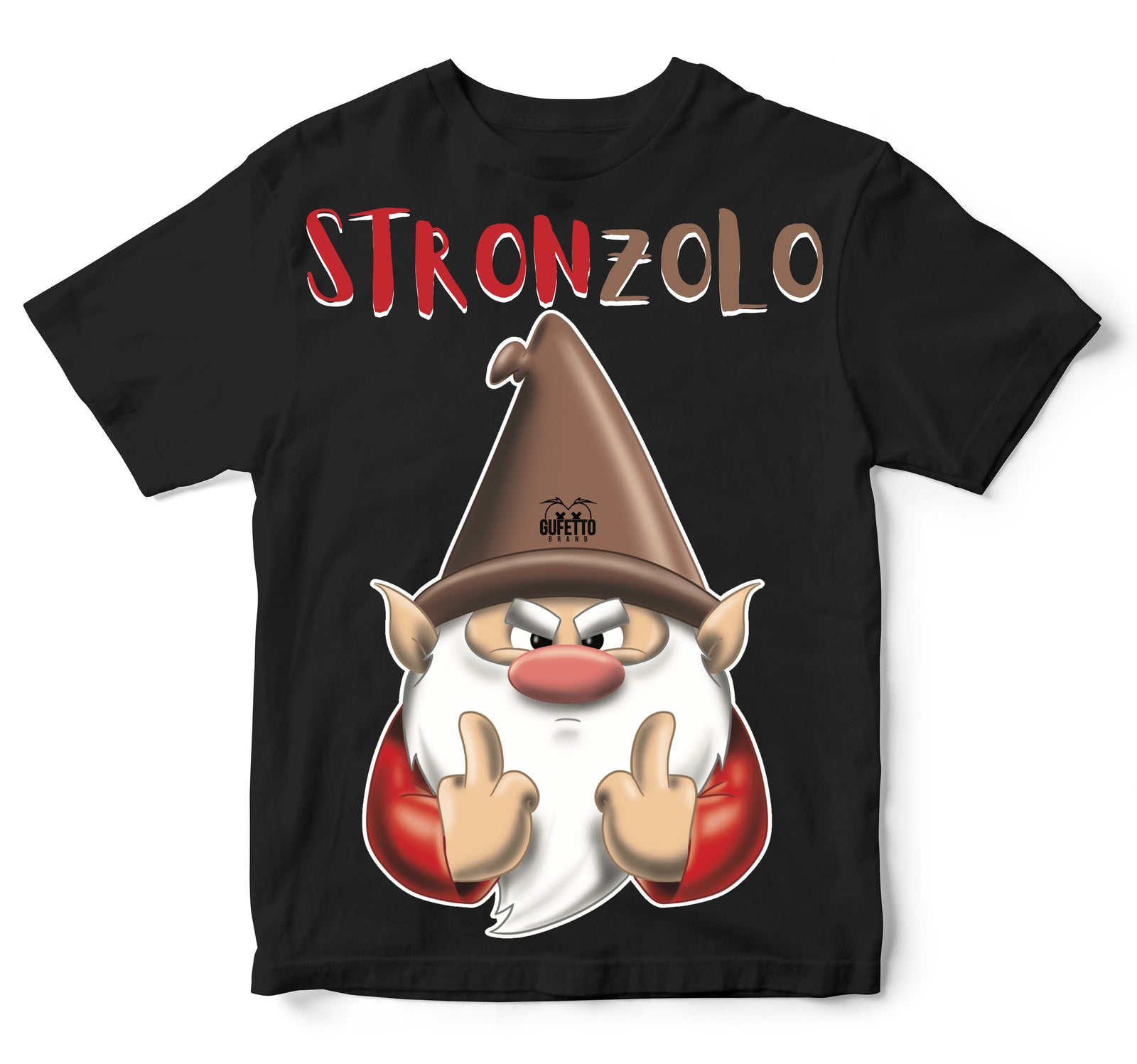 T-shirt NERA BAMBINO STRONZOLO Outlet - Gufetto Brand 