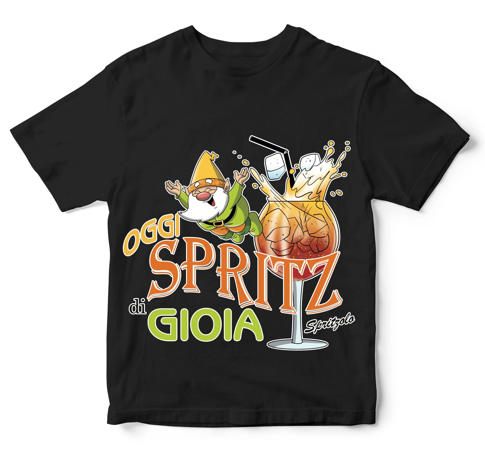T-shirt Bambino/a SPRITZ DI GIOIA ( BOS7093124567 ) - Gufetto Brand 