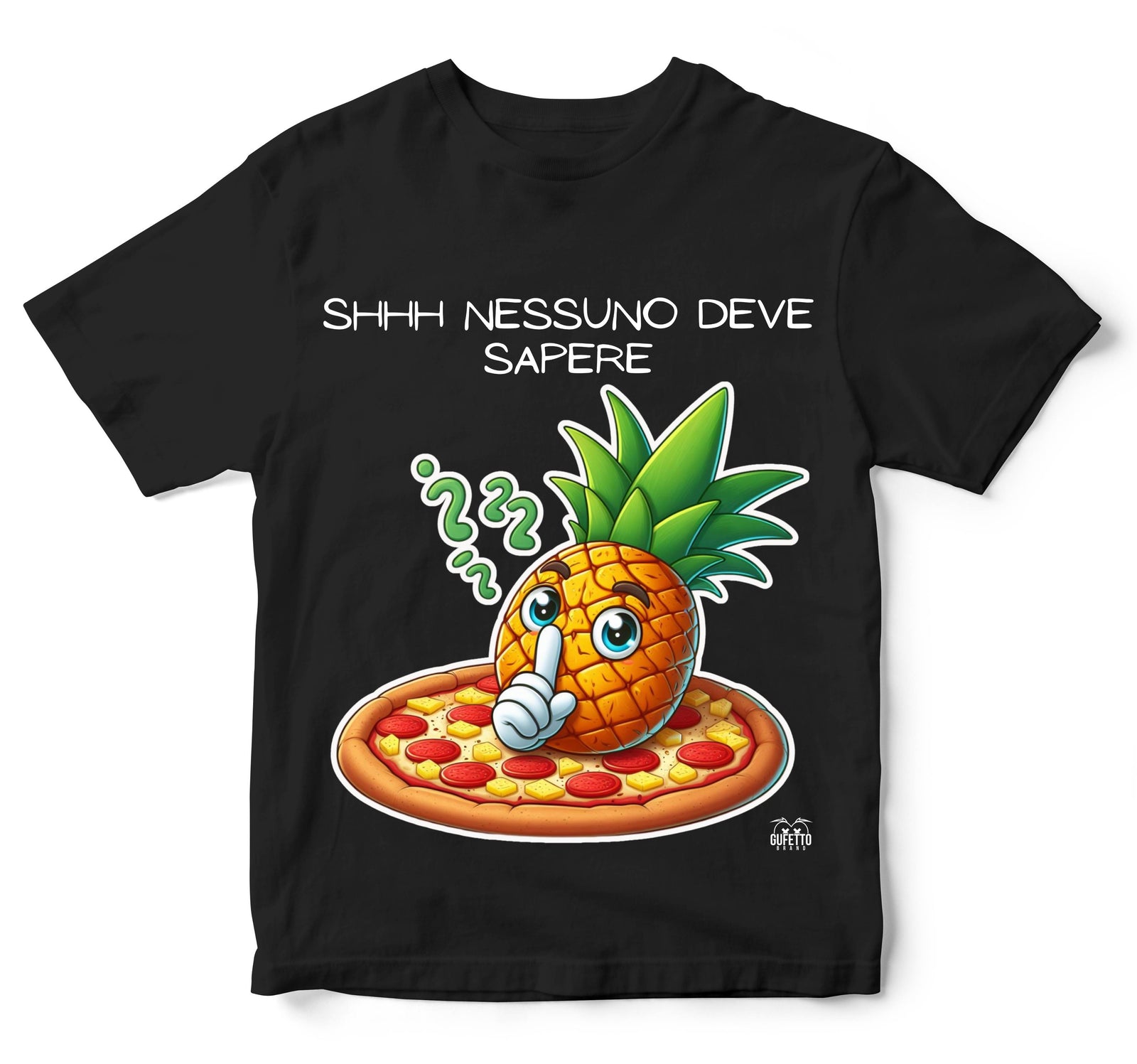 T-shirt Bambino/a PIZZA ANANAS ( AP67893276 ) - Gufetto Brand 