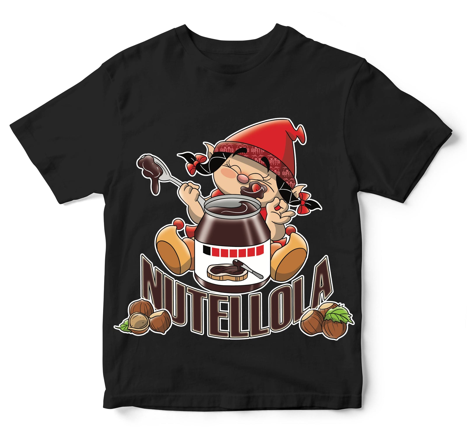 T-shirt Bambino/a NUTELLOLA ( NU88325897 ) - Gufetto Brand 