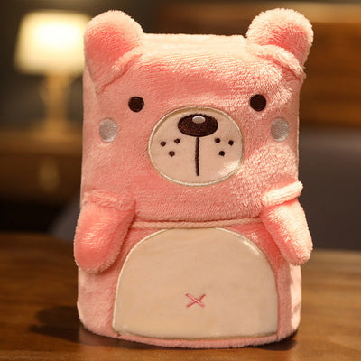 Coperta in velluto corallo dei cartoni animati - Gufetto Brand 