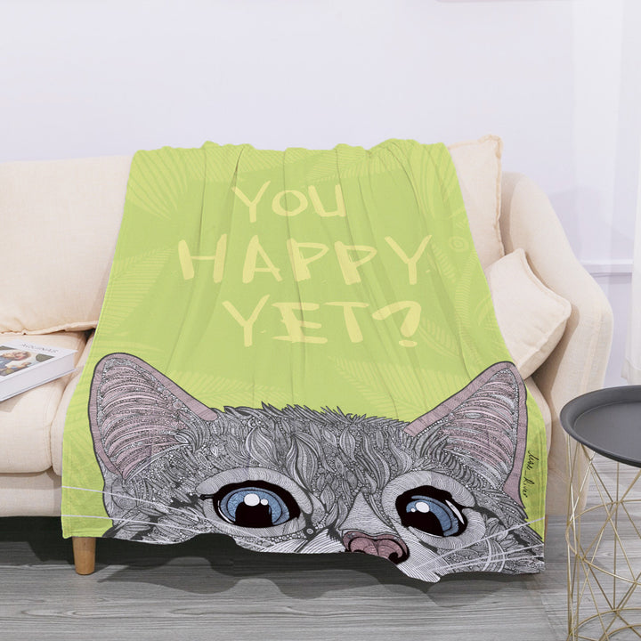 Coperta da siesta per ufficio in flanella - Gufetto Brand 