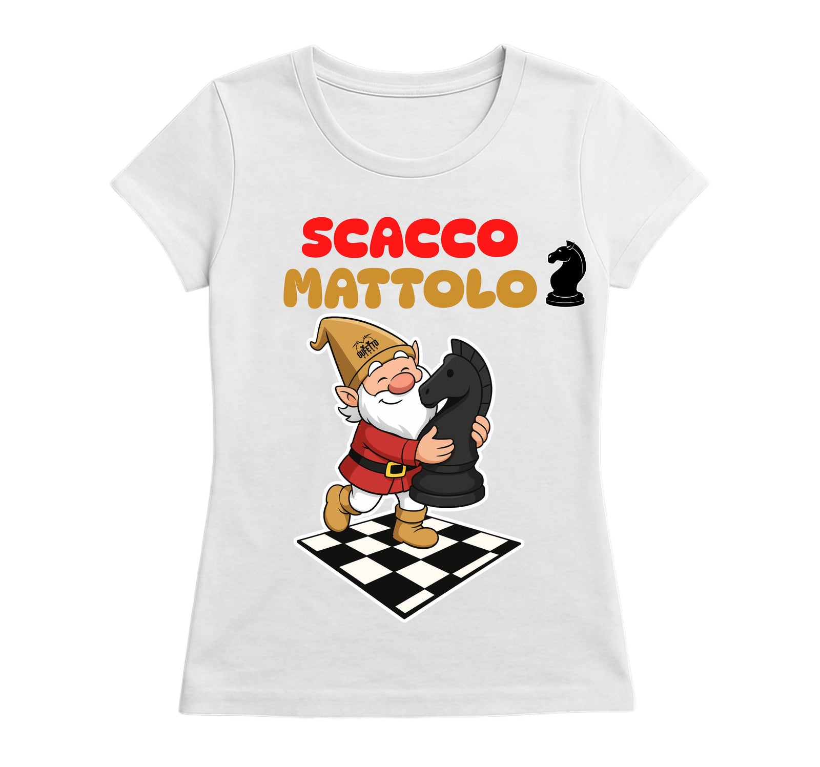 T-shirt Donna SCACCO MATTOLO ( SM52223568 ) - Gufetto Brand 