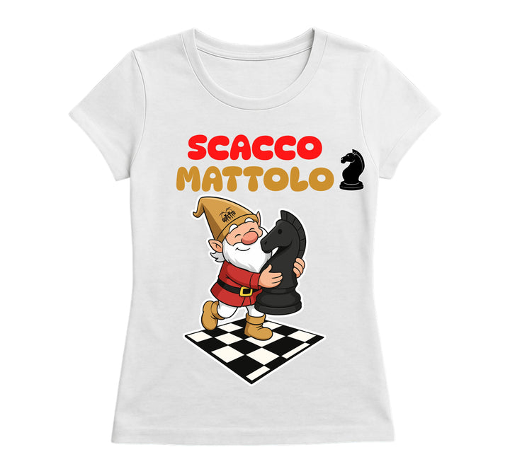 T-shirt Donna SCACCO MATTOLO ( SM52223568 ) - Gufetto Brand 