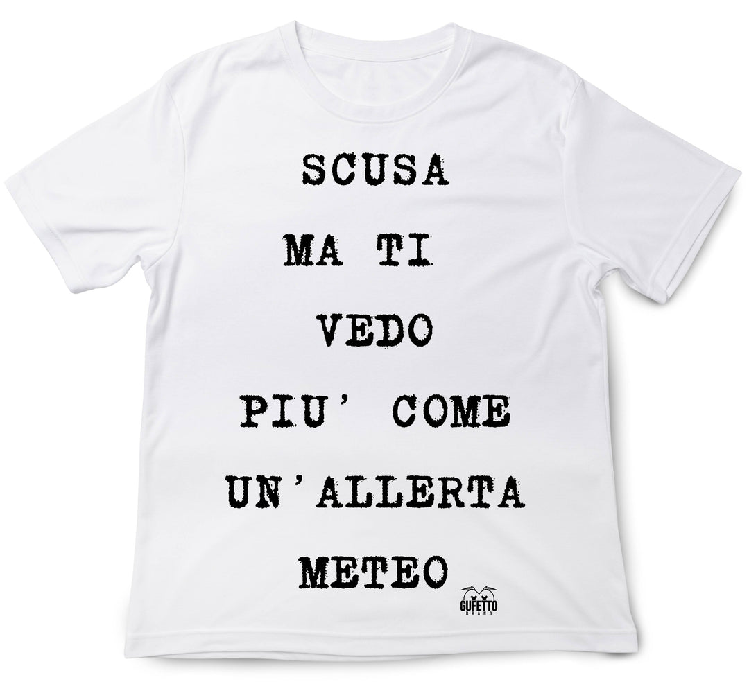 T-shirt Uomo ALLERTA METEO ( AL50985647 ) - Gufetto Brand 