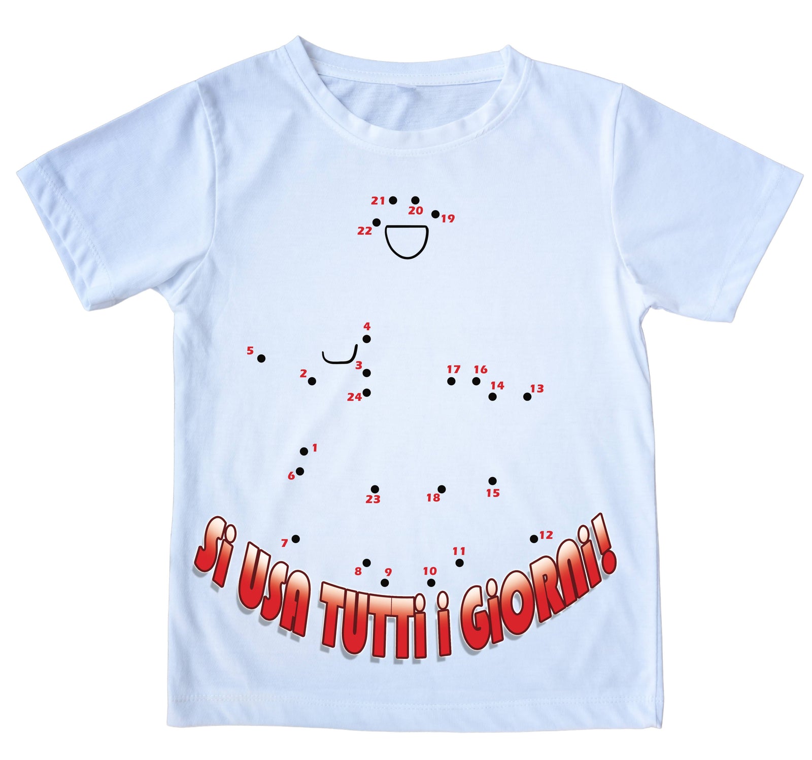 T-shirt Uomo Unisci i Puntini  ( DITO MEDIO ) ( AR56091234 ) - Gufetto Brand 
