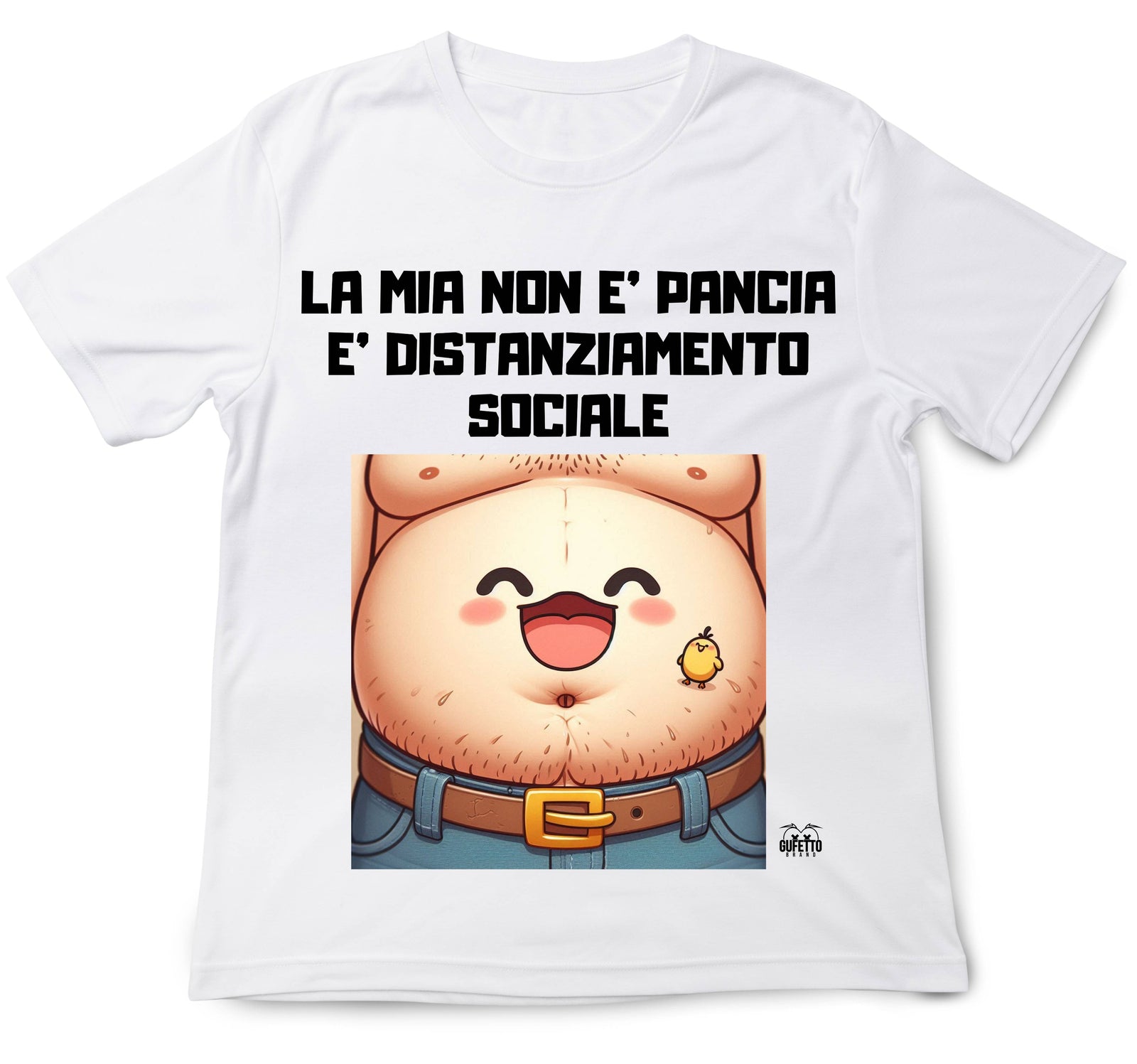 T-shirt Uomo PANCIA ( PA54620956 ) - Gufetto Brand 