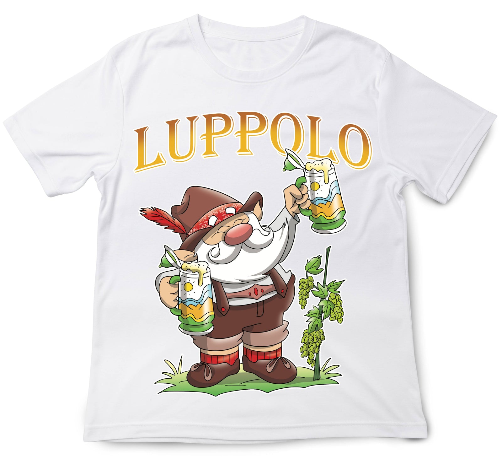 T-shirt Uomo LUPPOLO ( LU095672345 ) - Gufetto Brand 