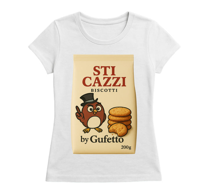 T-shirt Donna BISCOTTI STI... ( ST45687765 ) - Gufetto Brand 