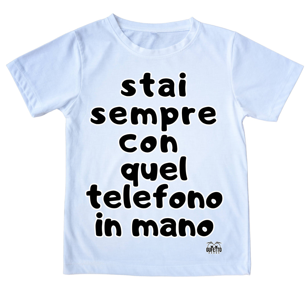 T-shirt Uomo TELEFONO ( TE5263857496 ) - Gufetto Brand 