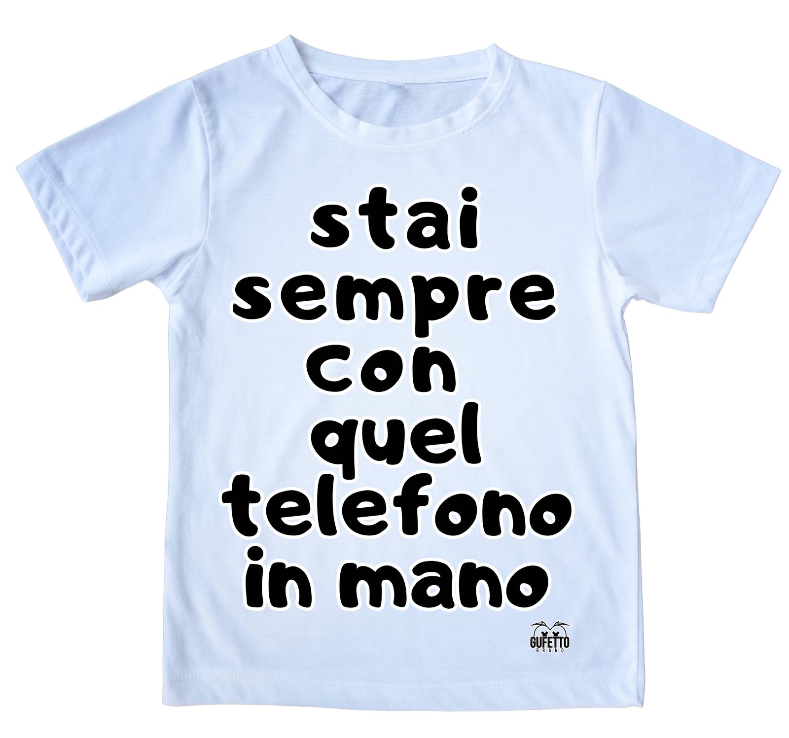 T-shirt Uomo TELEFONO ( TE5263857496 ) - Gufetto Brand 