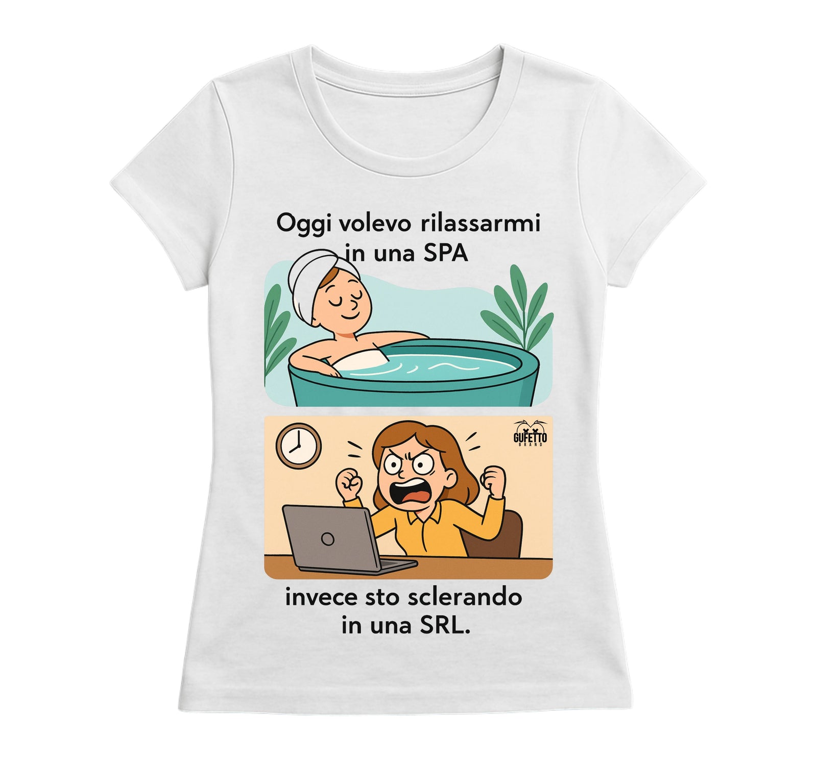 T-shirt Donna SPA/SRL  ( SS257986325 ) - Gufetto Brand 