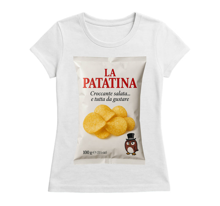 T-shirt Donna LA PATATINA ( PA567238456 ) - Gufetto Brand 