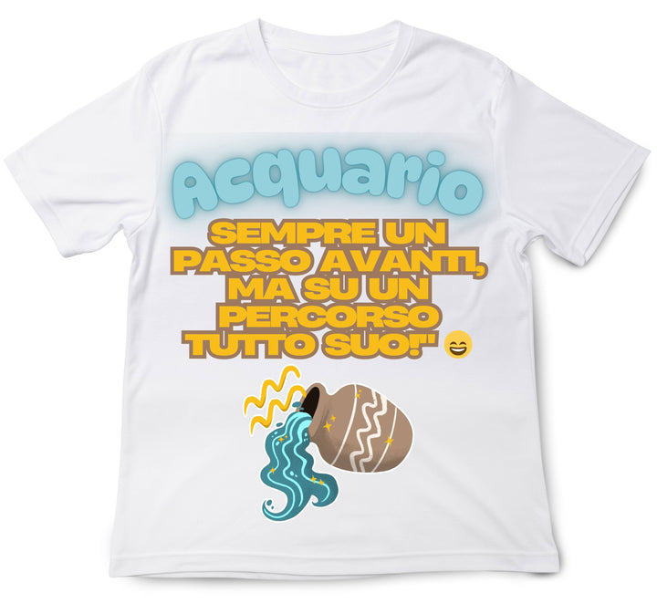 T-shirt Uomo ACQUARIO ( AC49876543 ) - Gufetto Brand 