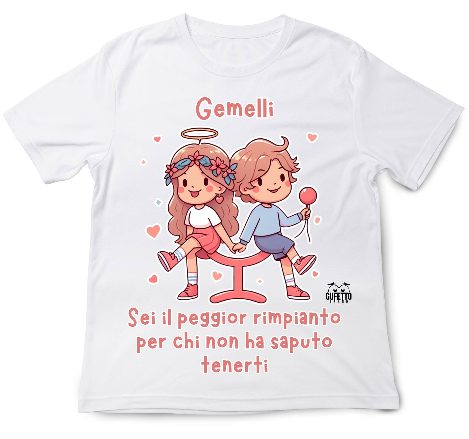 T-shirt Uomo GEMELLI ( GE8045670985643 ) - Gufetto Brand 